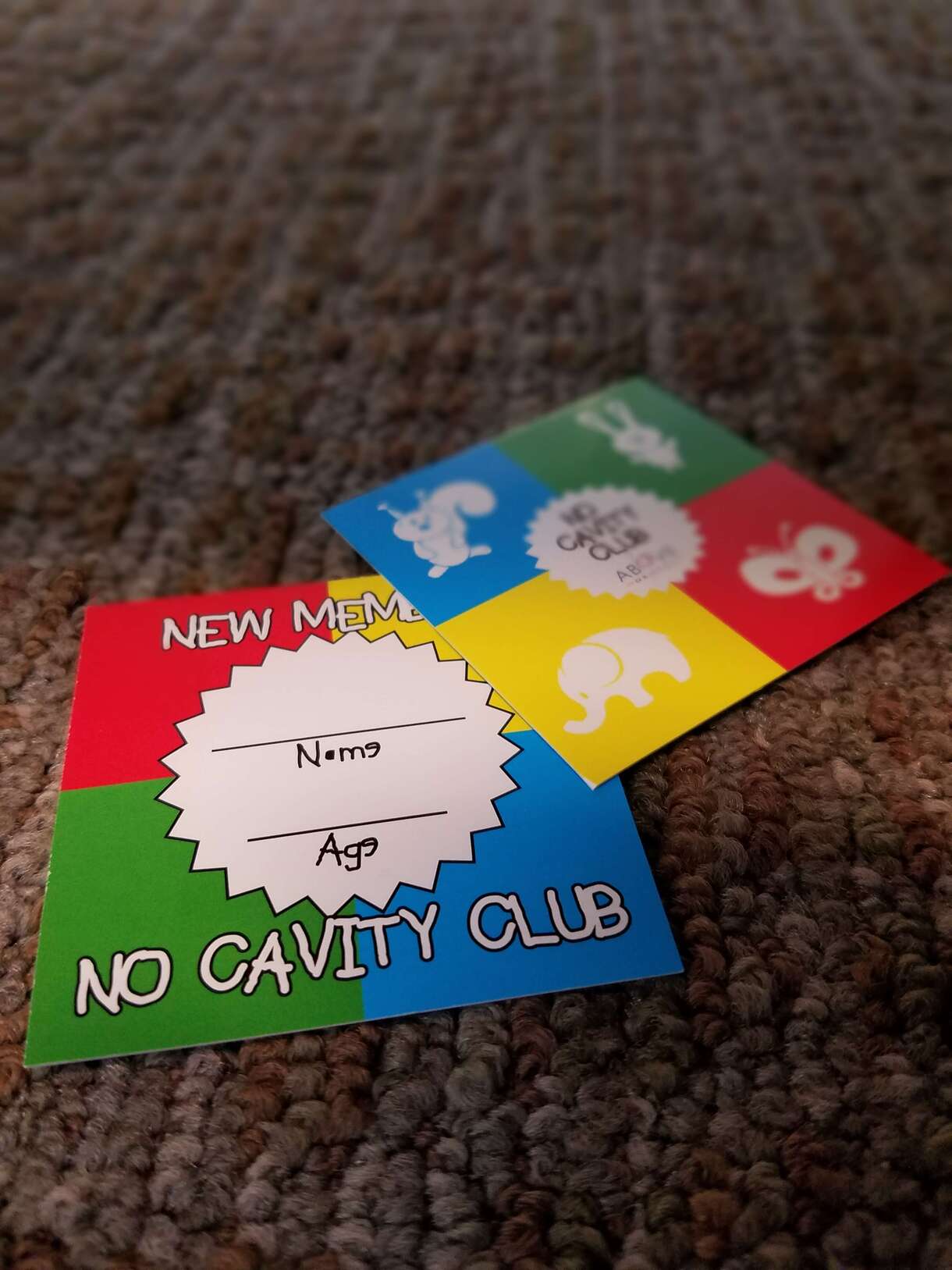 No Cavity Club Membership Pass